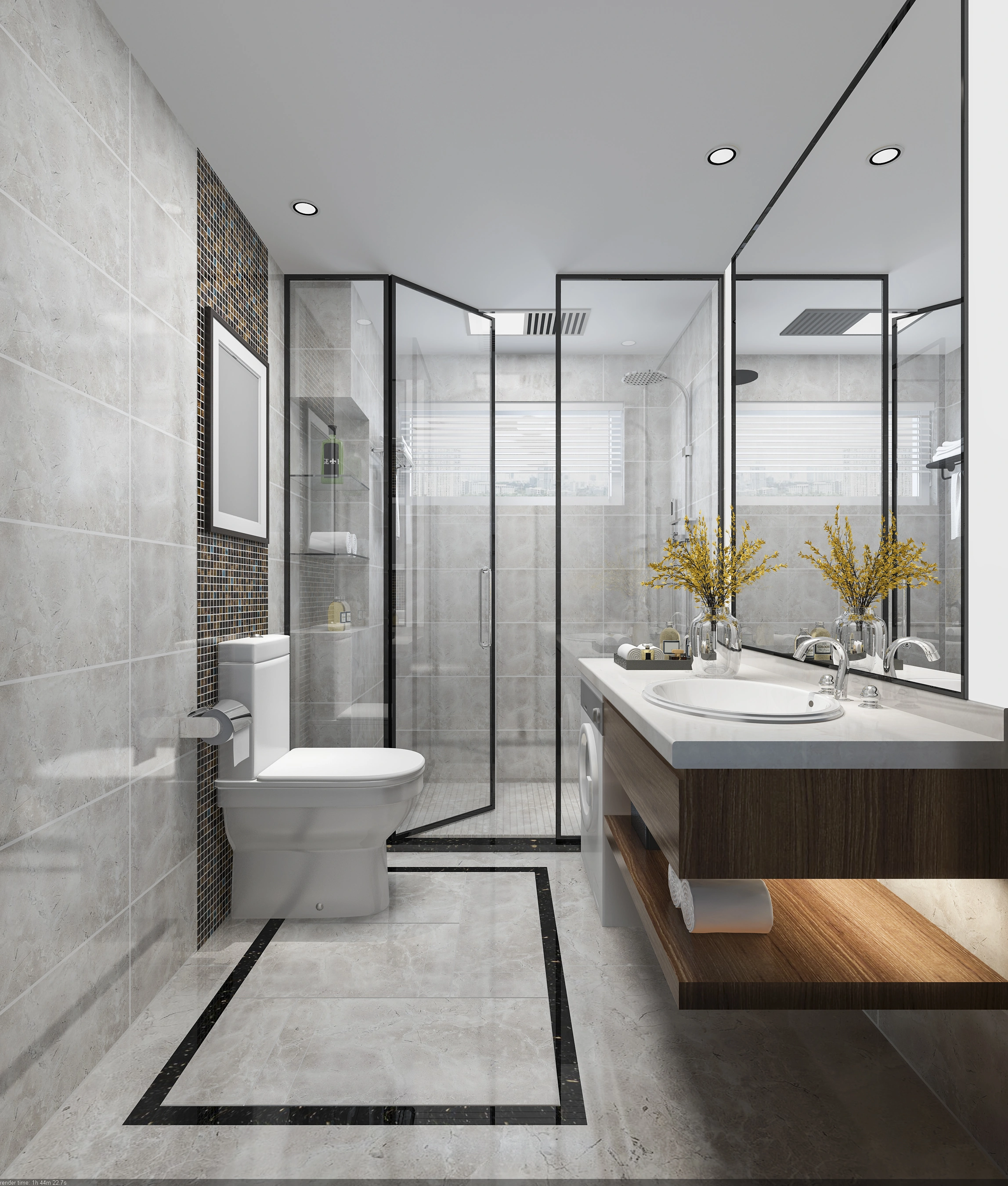 Luxury modern bathroom design