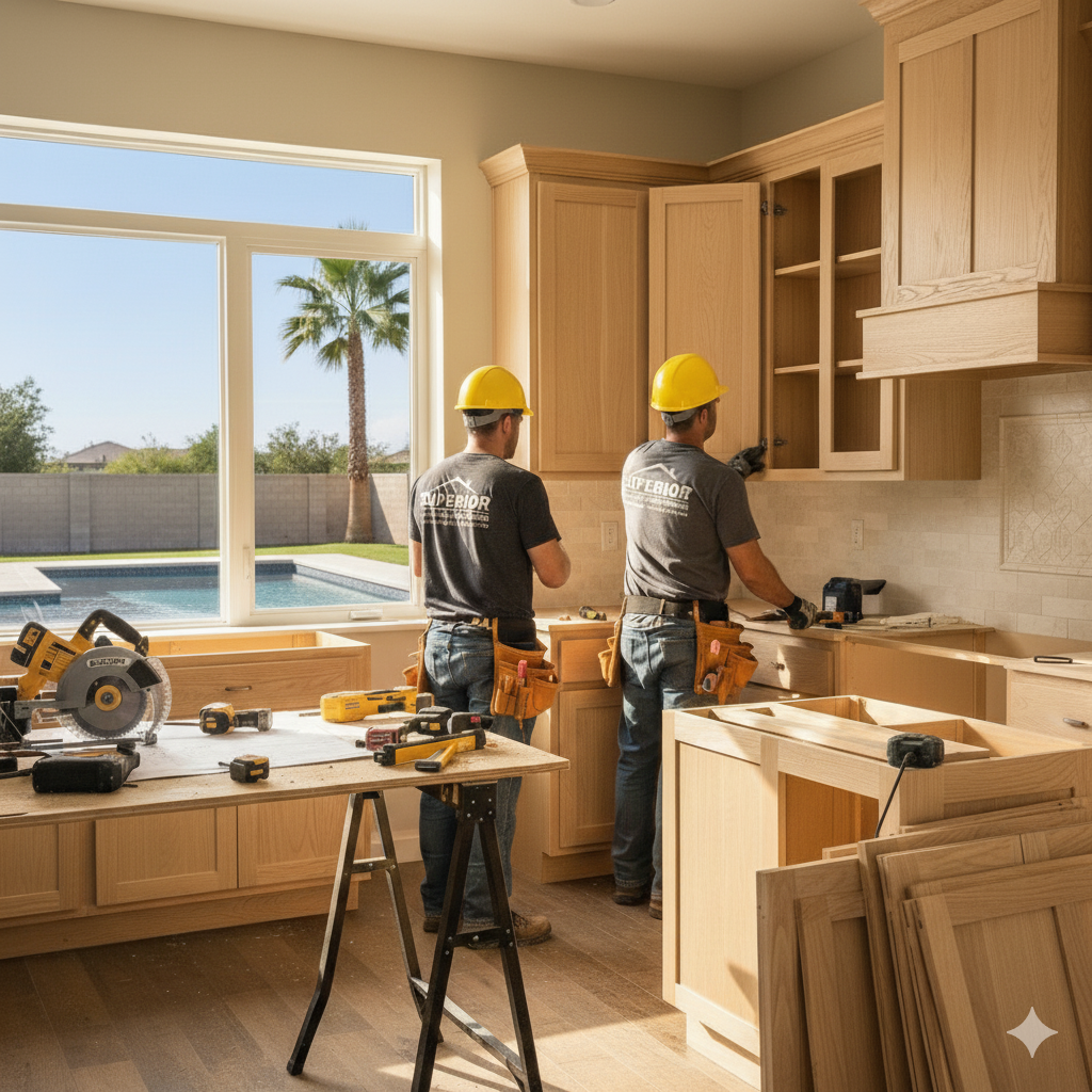 Custom carpentry, cabinets, and trim work