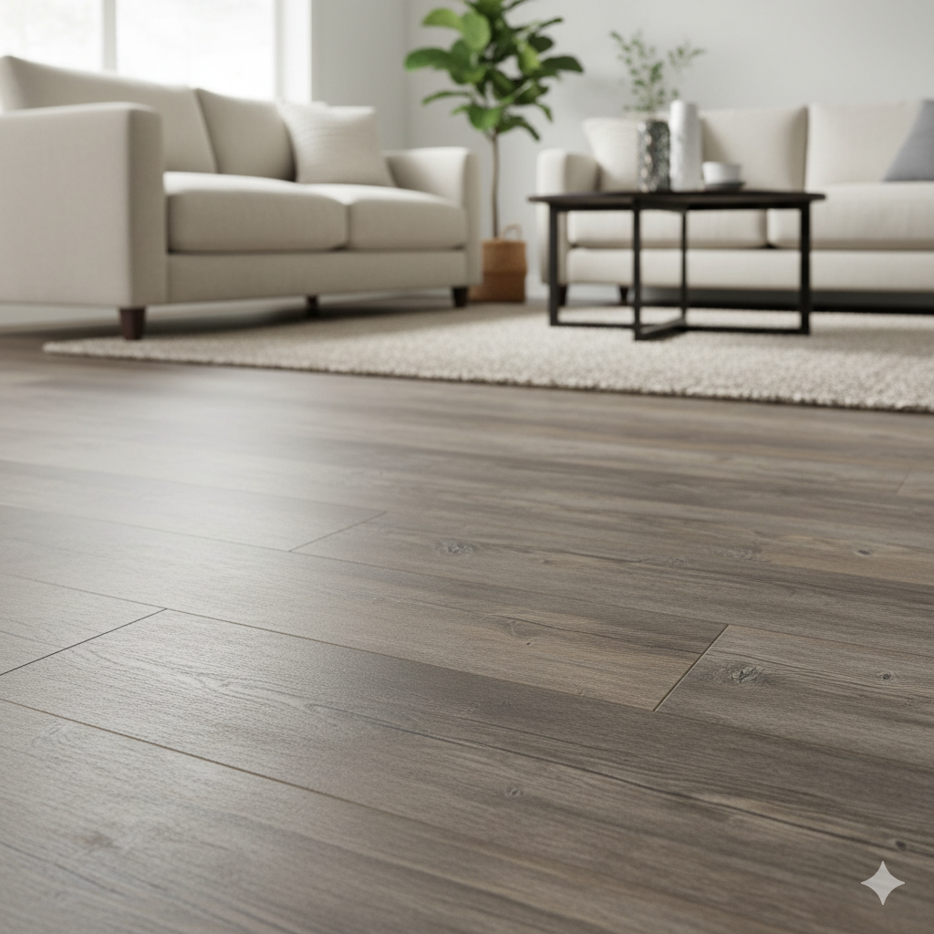 Wood-look laminate flooring